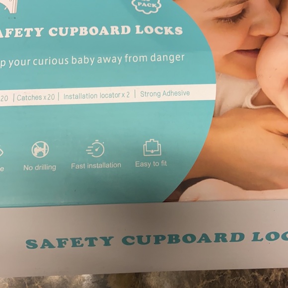 Cabinet safety locks - Picture 2 of 3